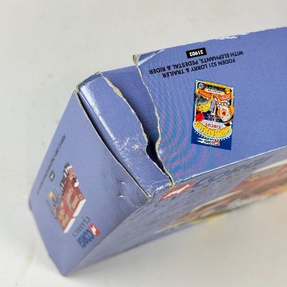 1997 Corgi Classics Chipperfields Circus Elephant Transport Lorry Trailer Set - Picture 4 of 8